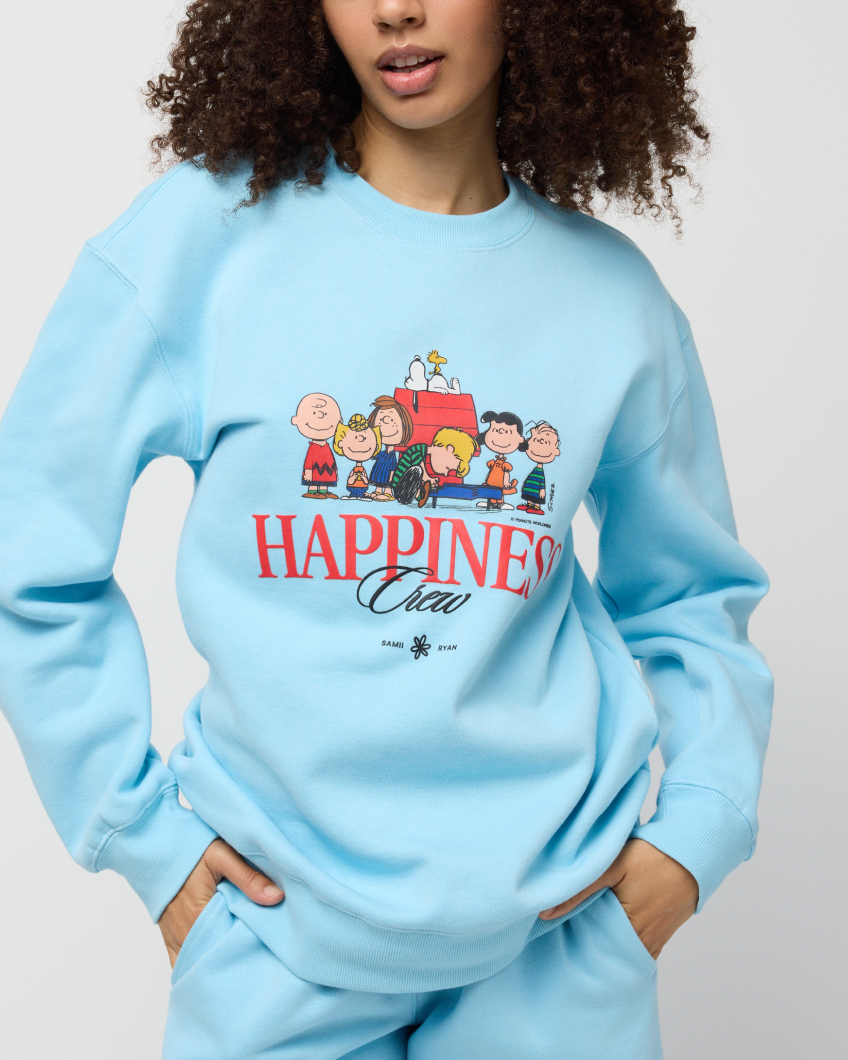 Peanuts Happiness Crew Crewneck