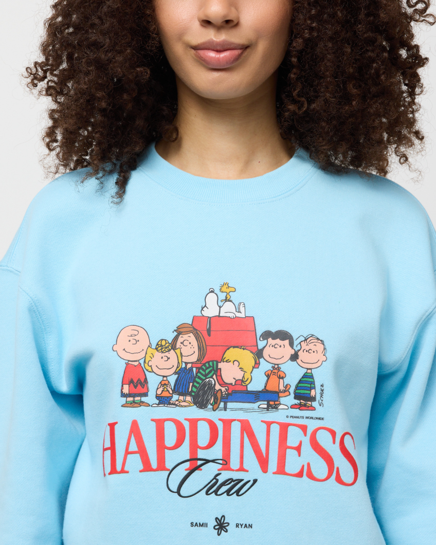 Peanuts Happiness Crew Crewneck