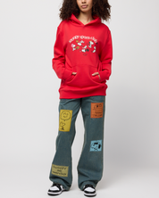 Snoopy Sports Club Hoodie, Red
