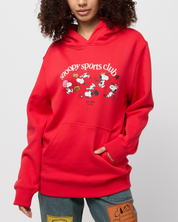 Snoopy Sports Club Hoodie, Red