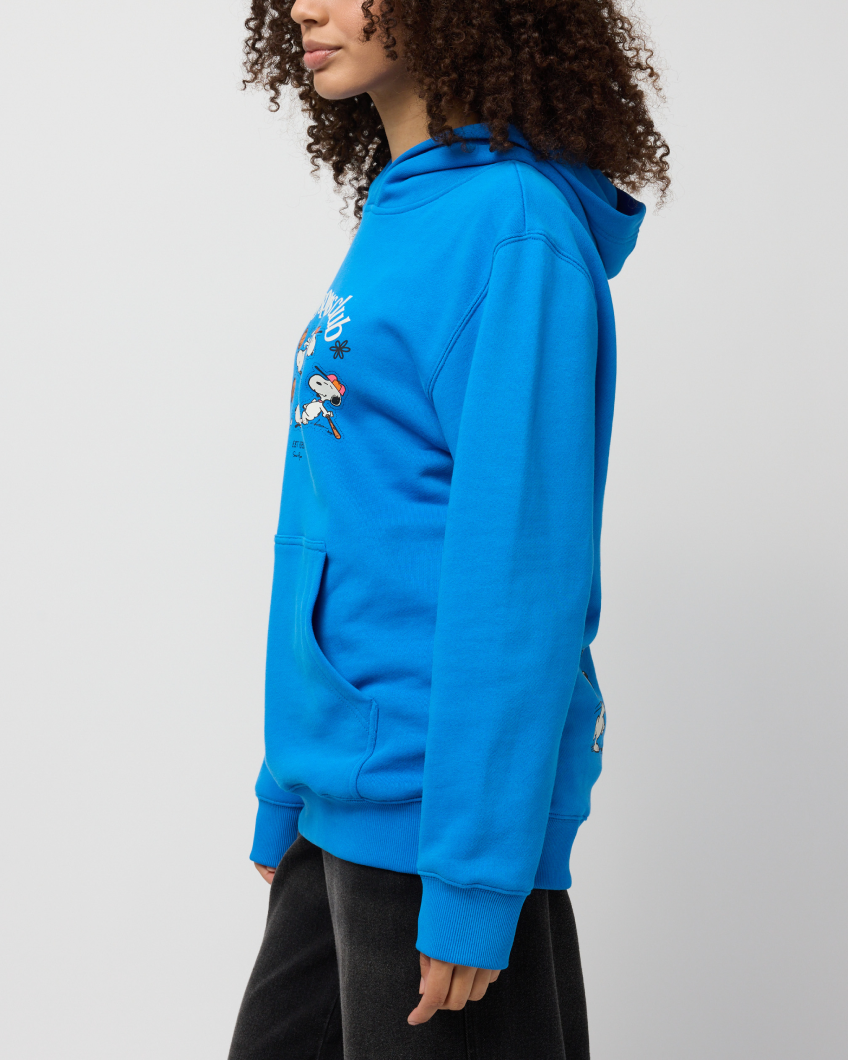 Snoopy Sports Club Hoodie, Blue