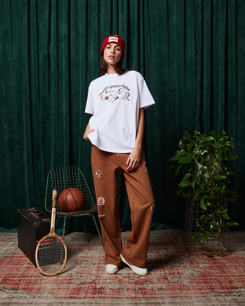 Snoopy Sports Club Oversized Tee