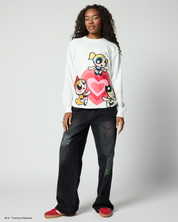 The Powerpuff Girls Big Print Longsleeve