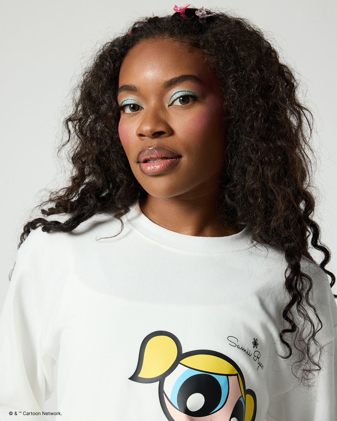 The Powerpuff Girls Big Print Longsleeve