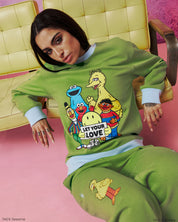 Smiley® Let Your Love Shine Crewneck, Green