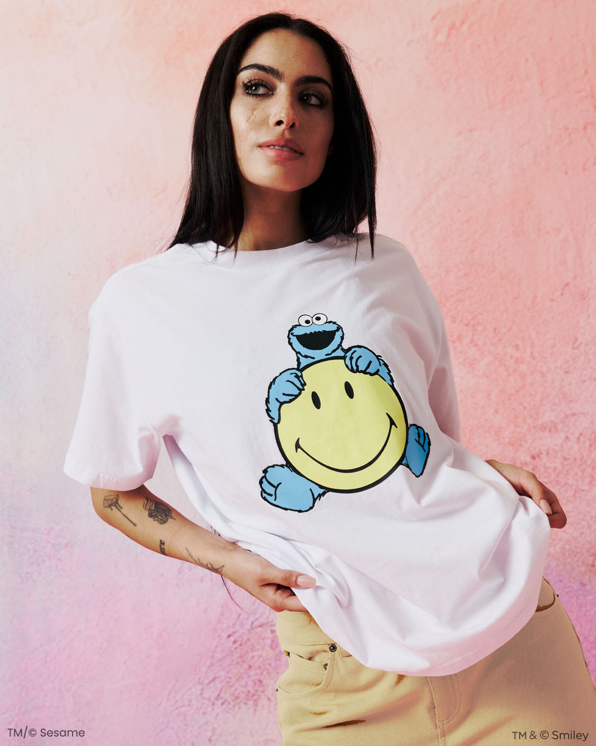Smiley® You Deserve It Oversized Tee