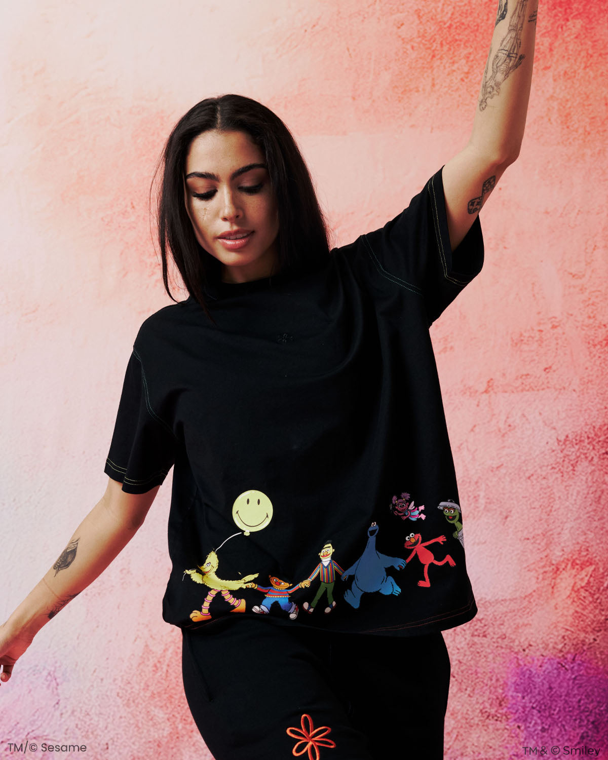 Smiley® Happy Days Ahead Oversized Tee