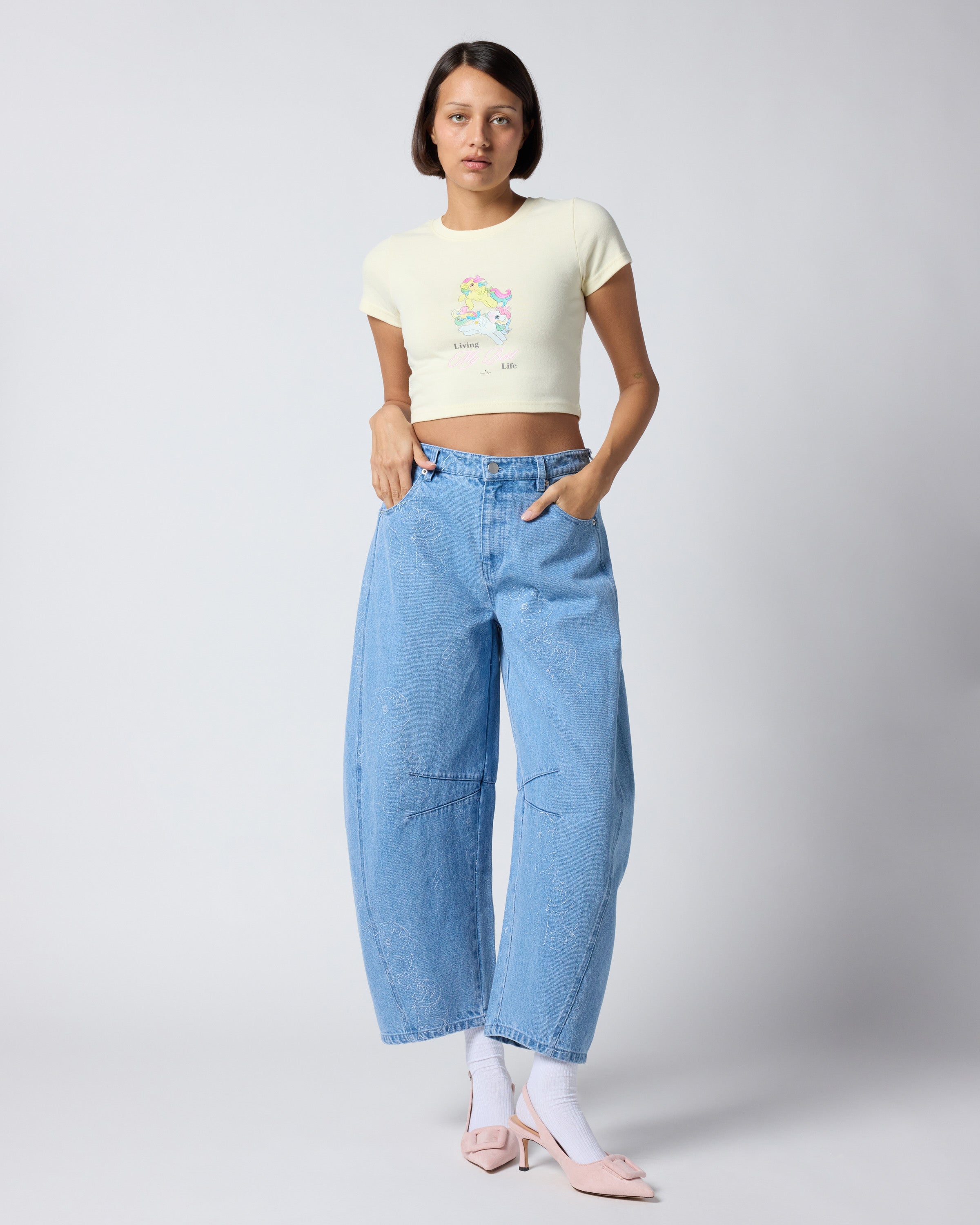 Living My Best Life Baby Tee