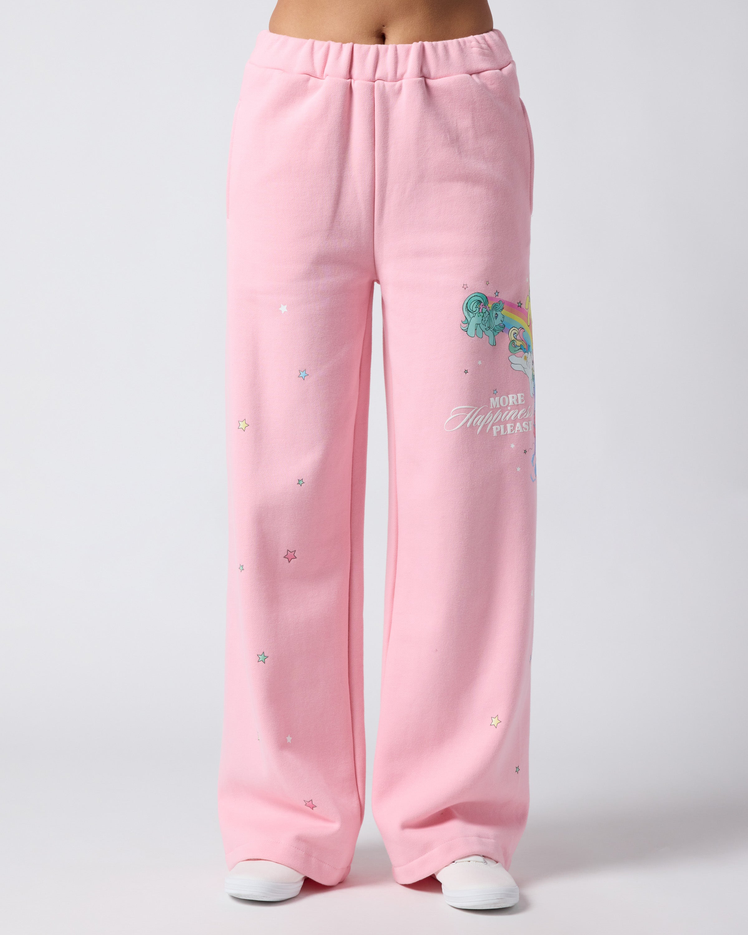 More Happiness Please Open Leg Sweatpants