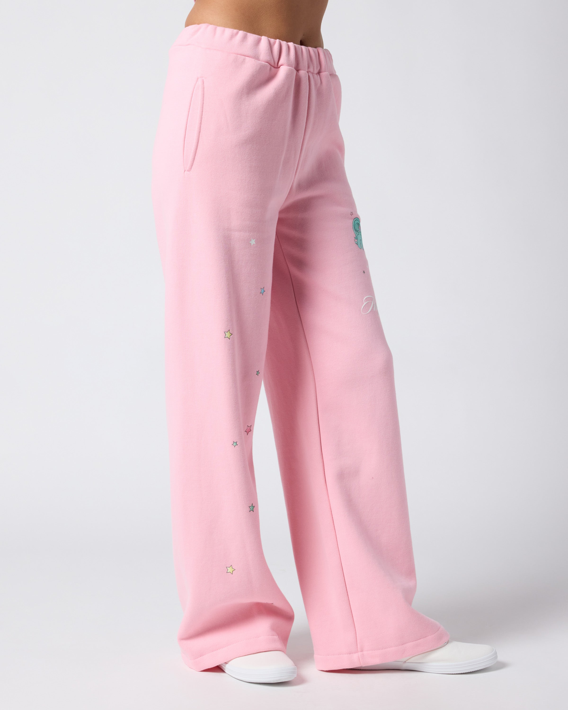 More Happiness Please Open Leg Sweatpants