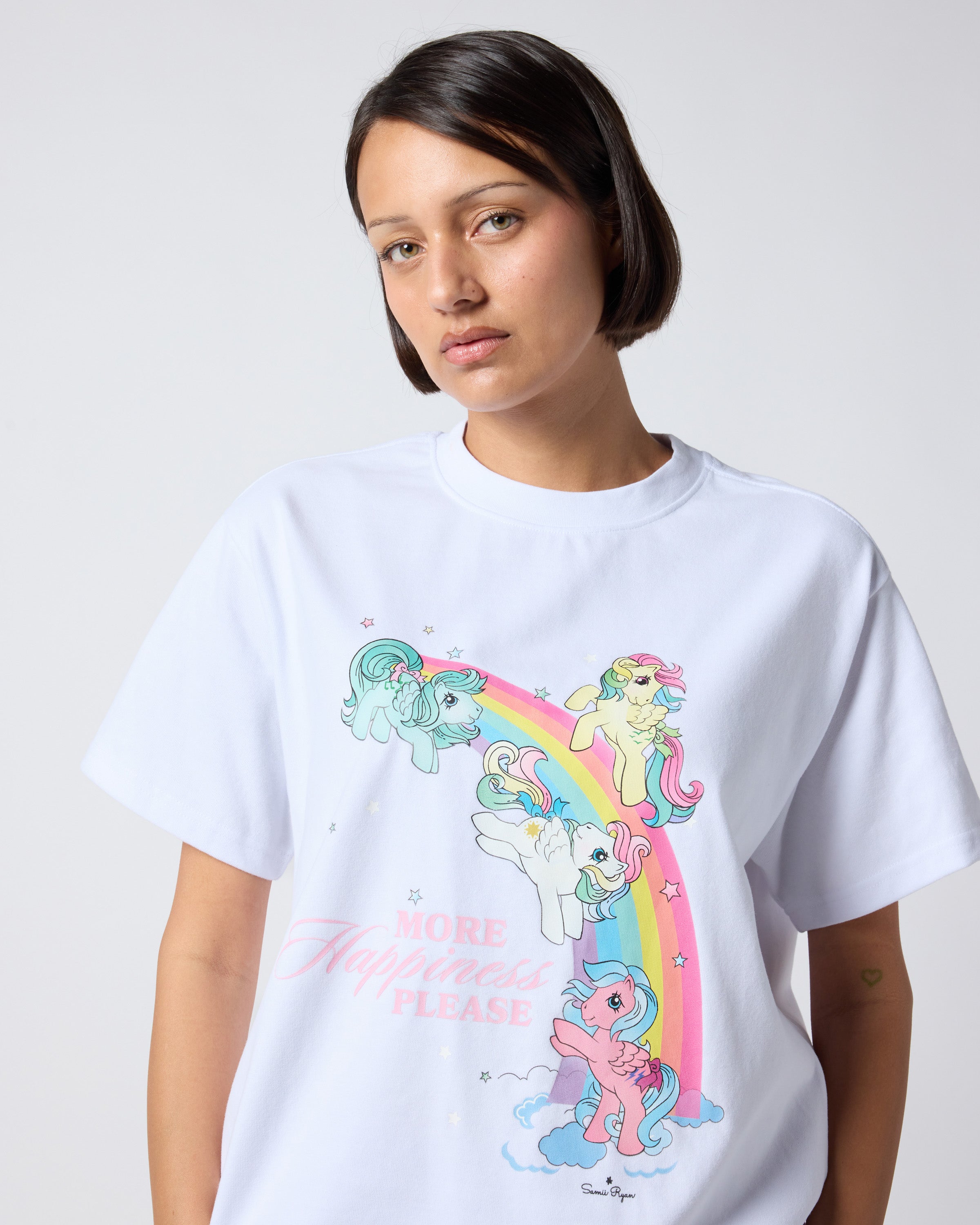 More Happiness Please Oversized Tee