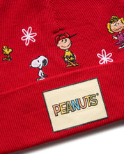 Peanuts The Meaning Of Happiness Beanie, Red
