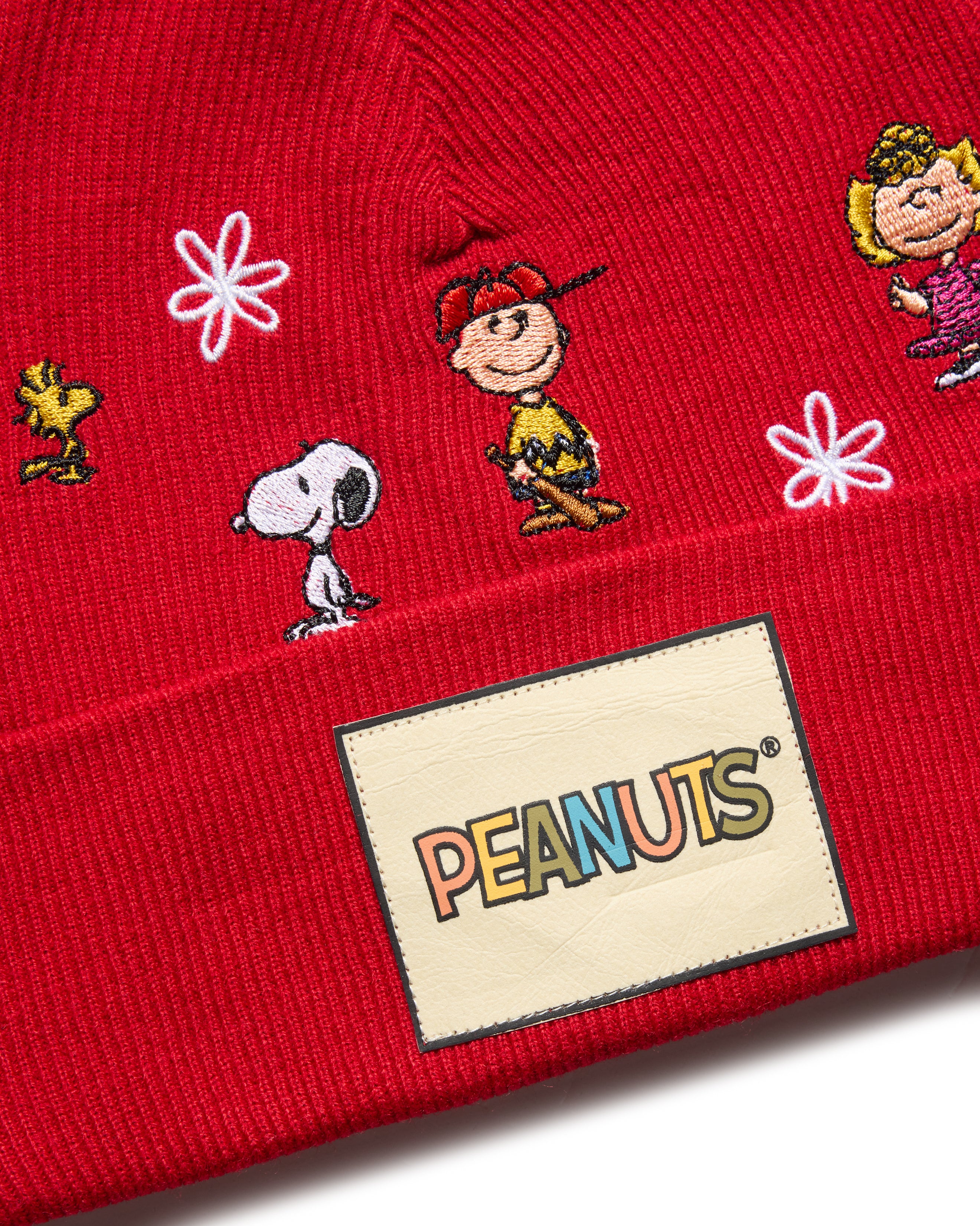 Peanuts The Meaning Of Happiness Beanie, Red