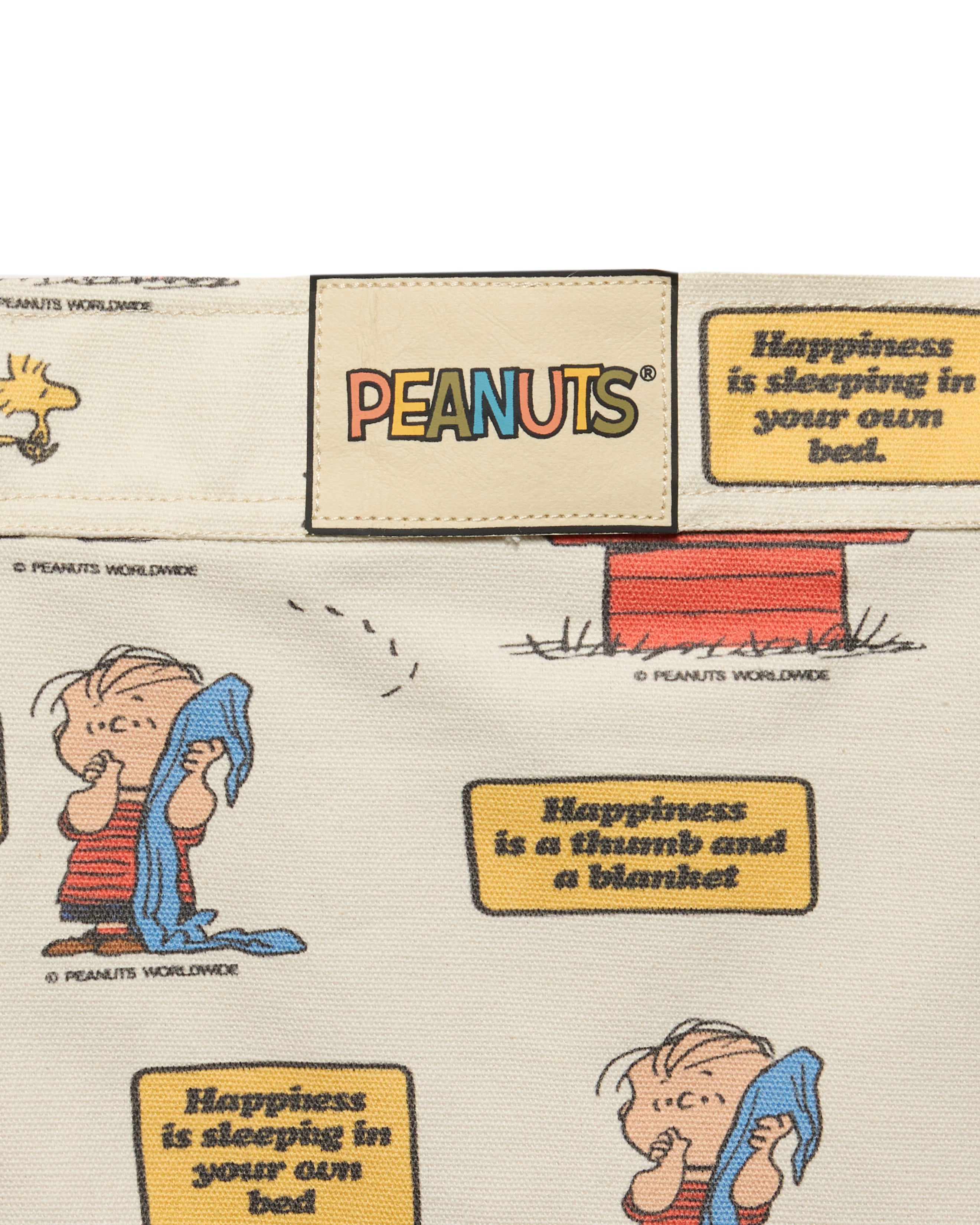 Peanuts The Meaning Of Happiness Tote Bag