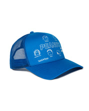Peanuts Logo Blue Trucker Hat