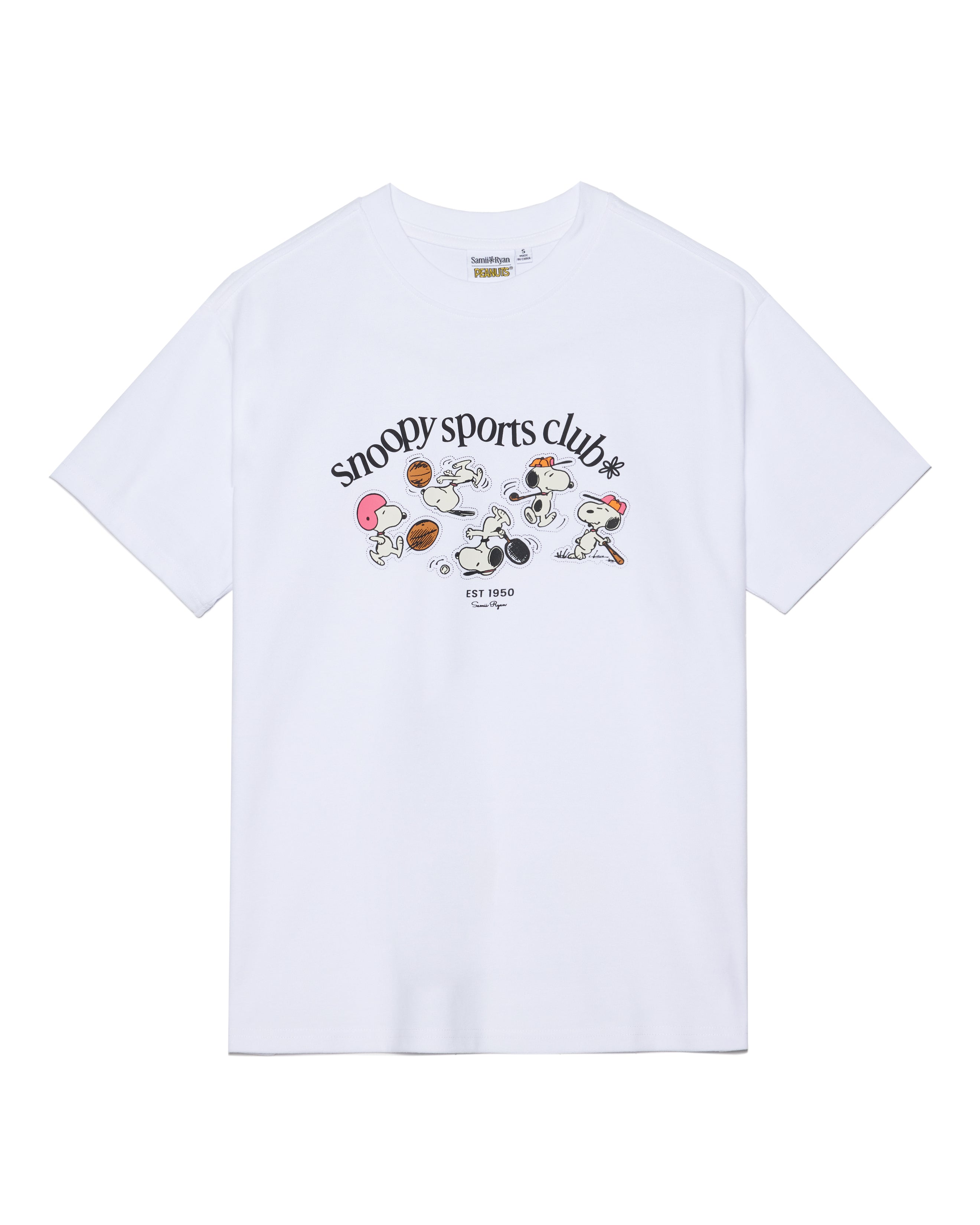 Snoopy Sports Club Oversized Tee