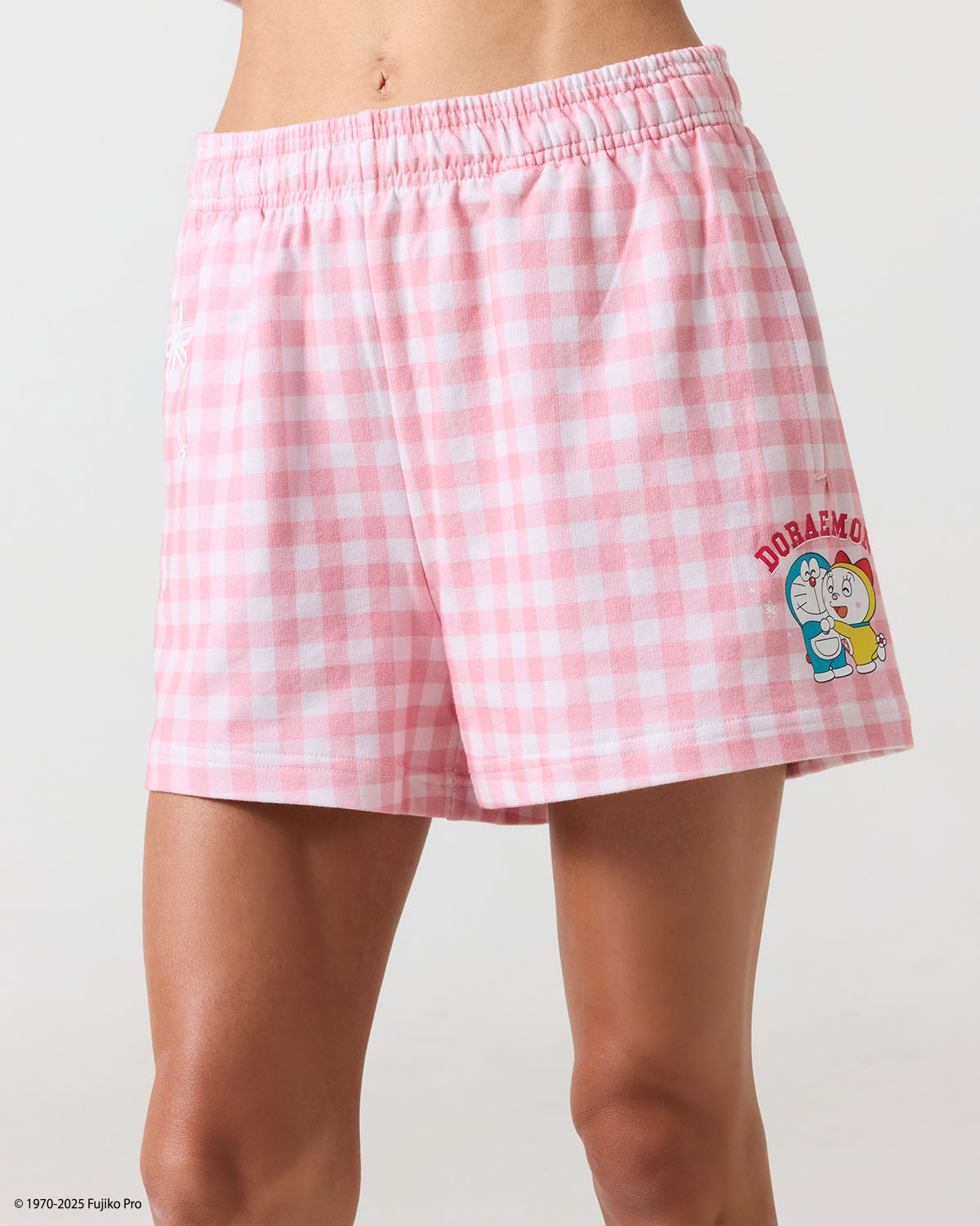 Doraemon and Dorami Gingham Shorts