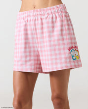 Doraemon and Dorami Gingham Shorts