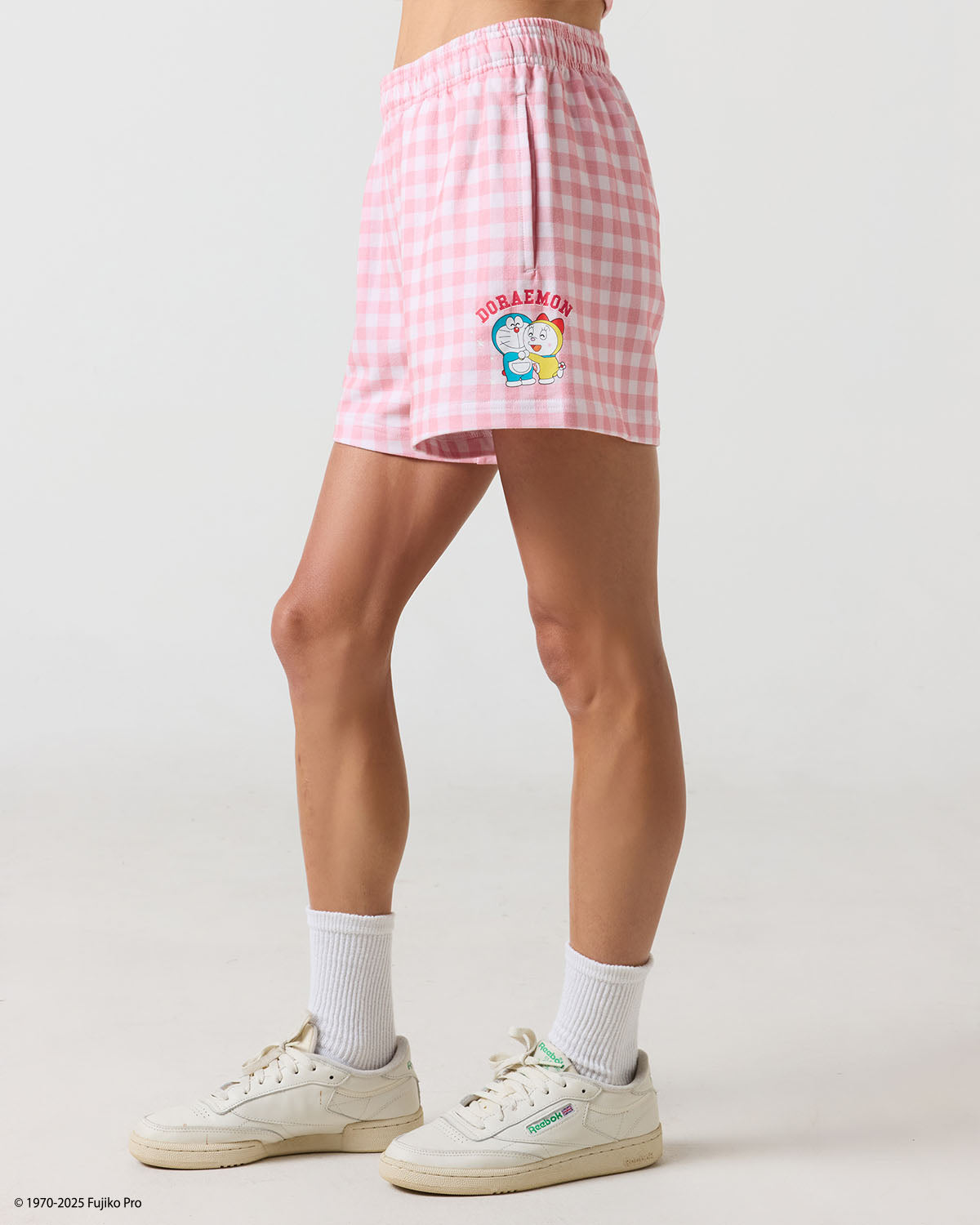 Doraemon and Dorami Gingham Shorts