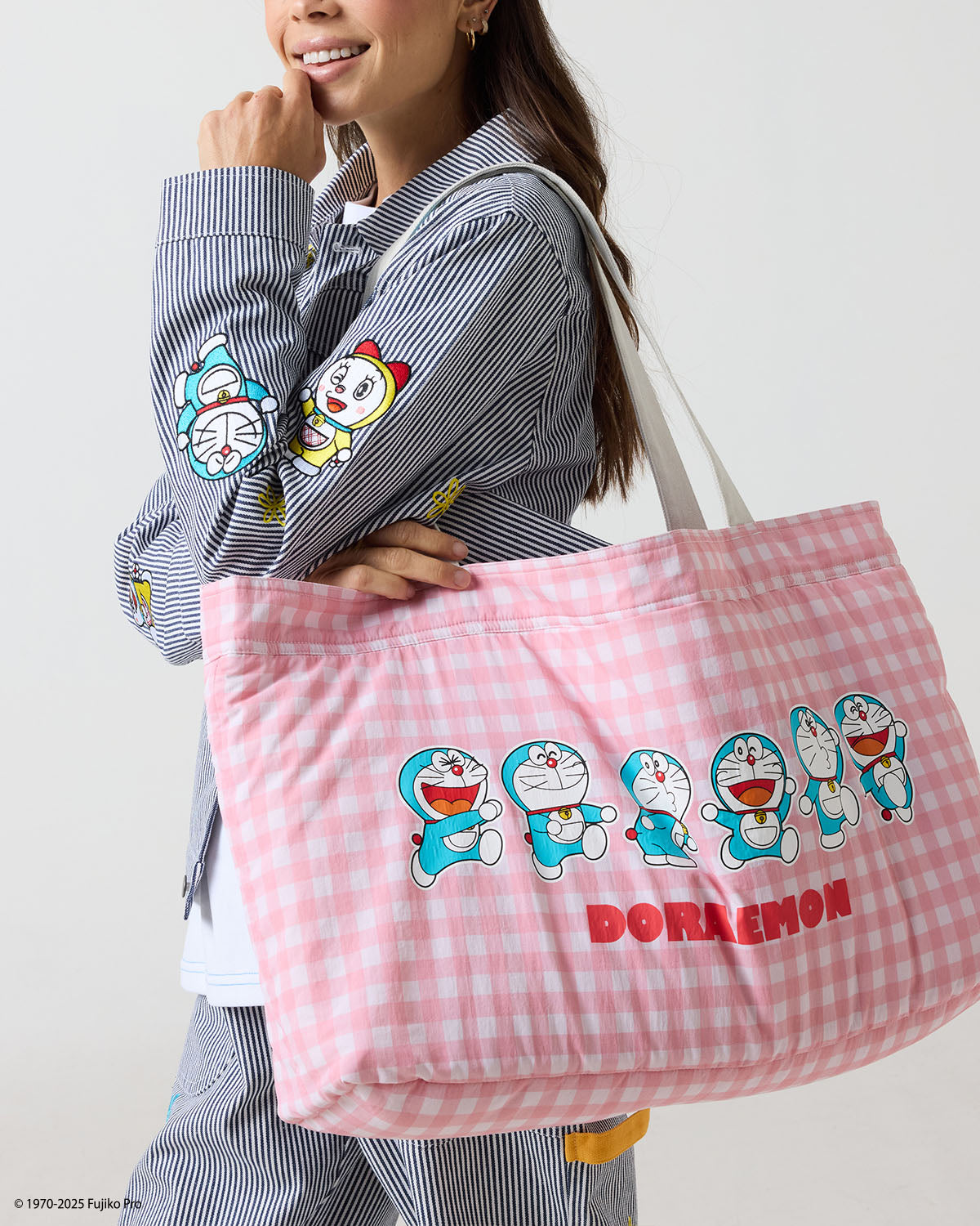 Doraemon Quilted Tote Bag