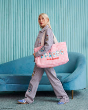 Doraemon Quilted Tote Bag