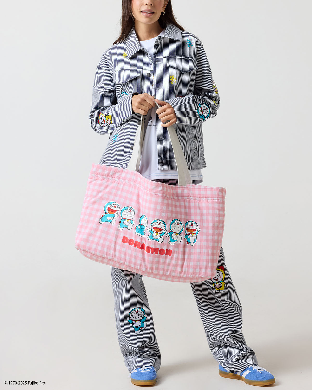 Doraemon Quilted Tote Bag