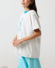 Doraemon Smell The Flowers Oversized Tee