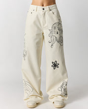 Rainbow Brite Canvas Pant