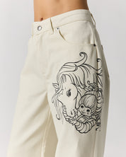 Rainbow Brite Canvas Pant