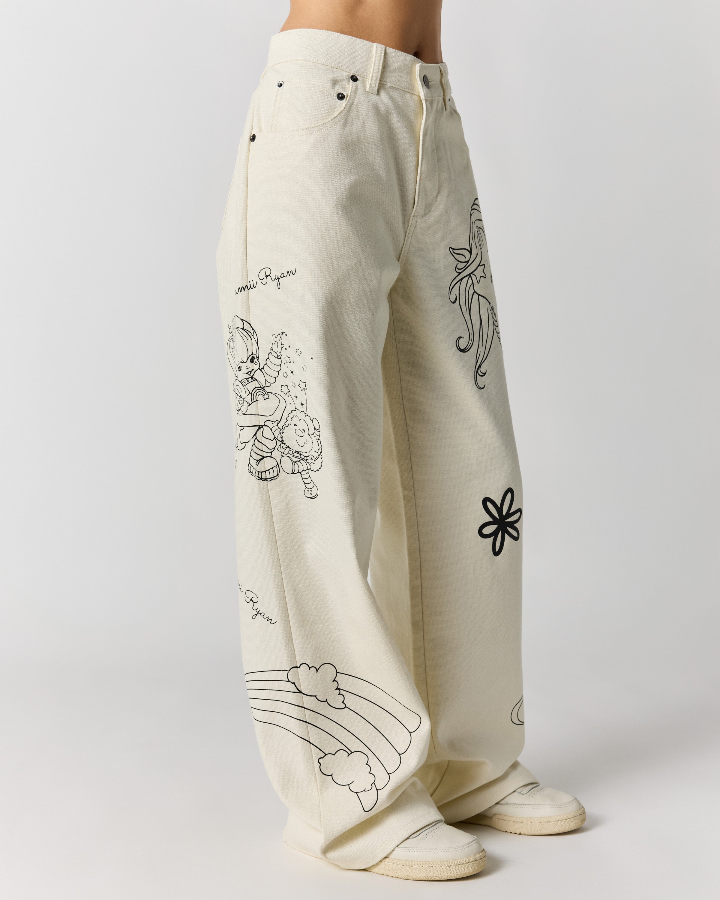 Rainbow Brite Canvas Pant