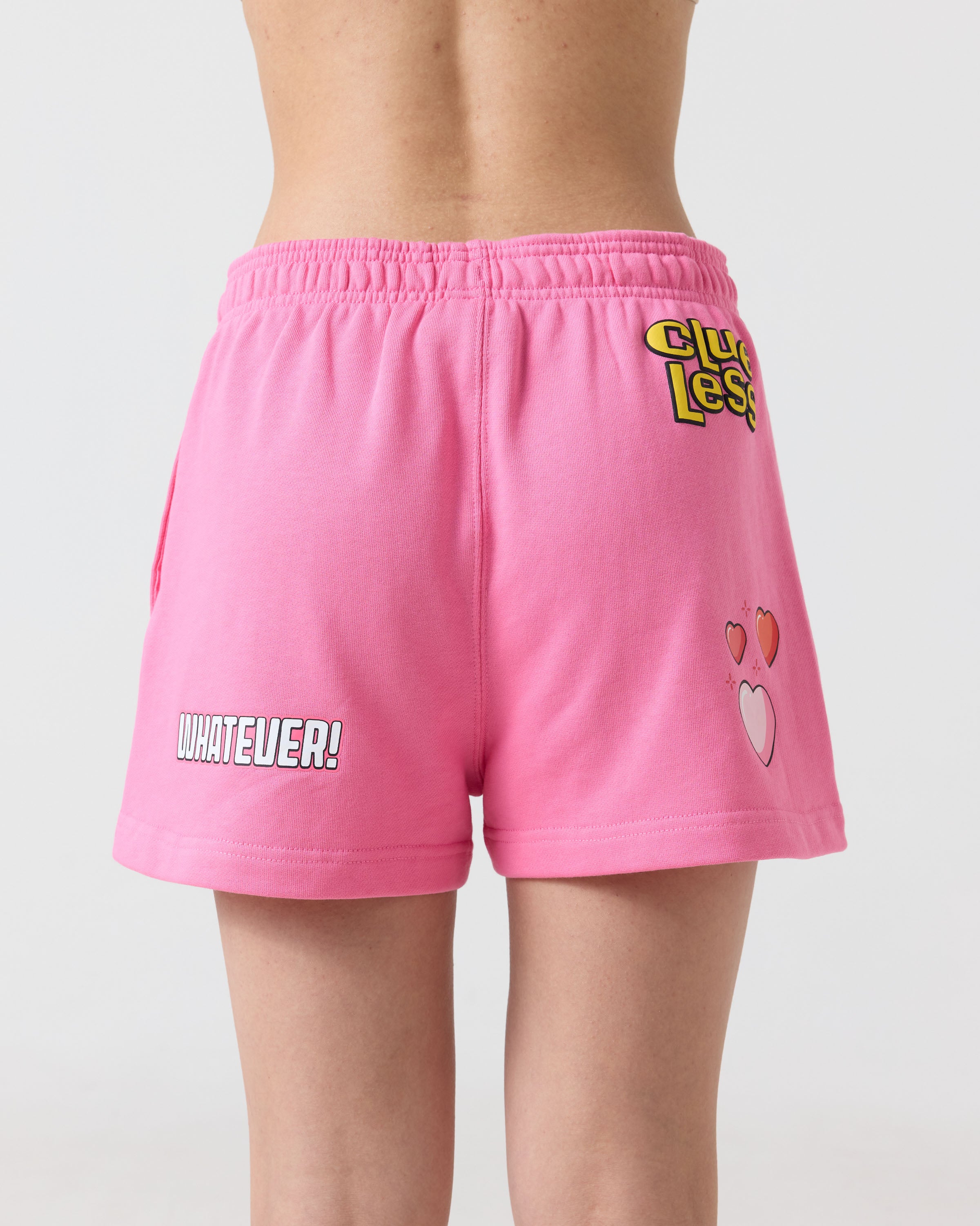 Clueless Collage Shorts, Pink – Samii Ryan