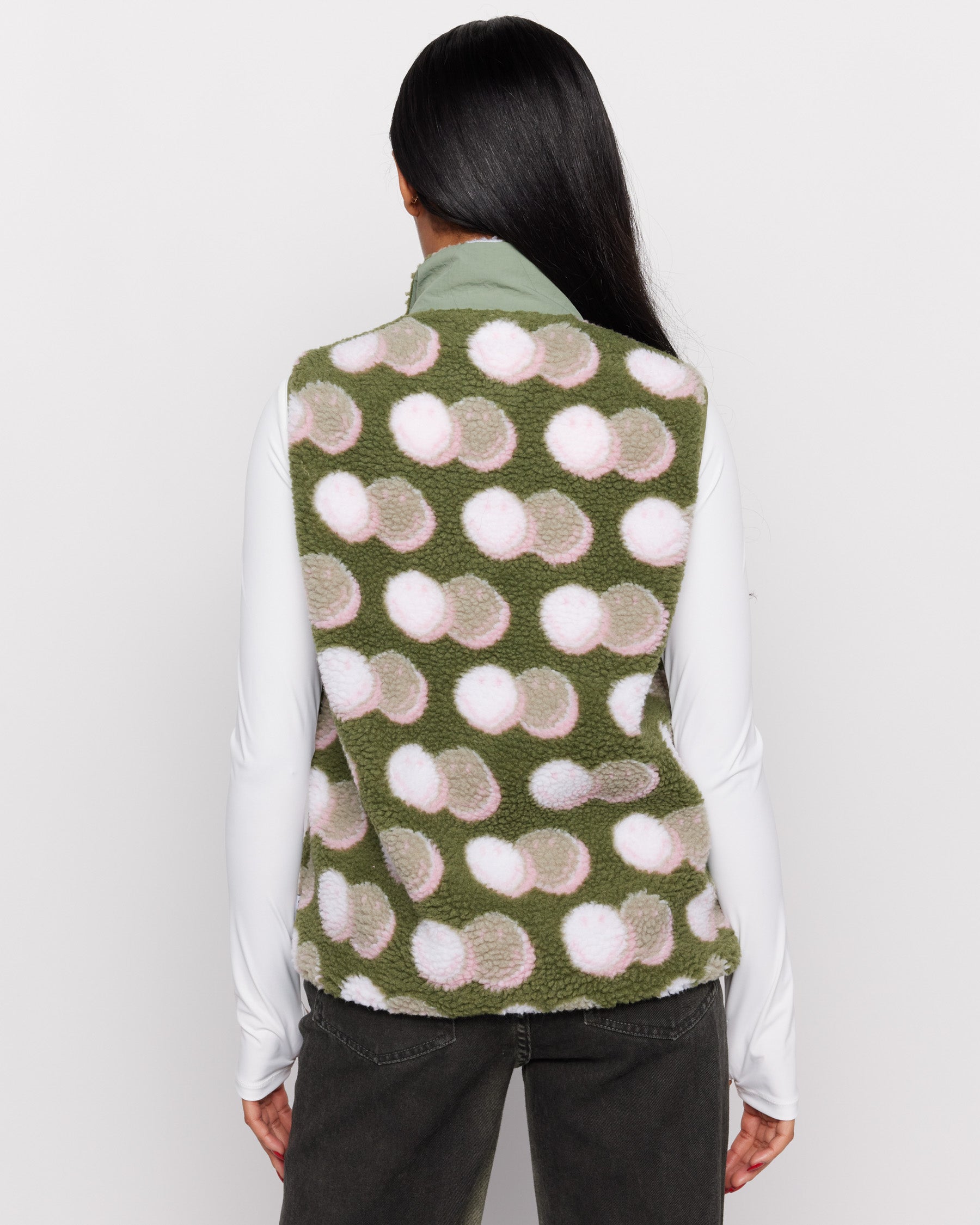 Smiley© Jacquard Sherpa Vest – Samii Ryan