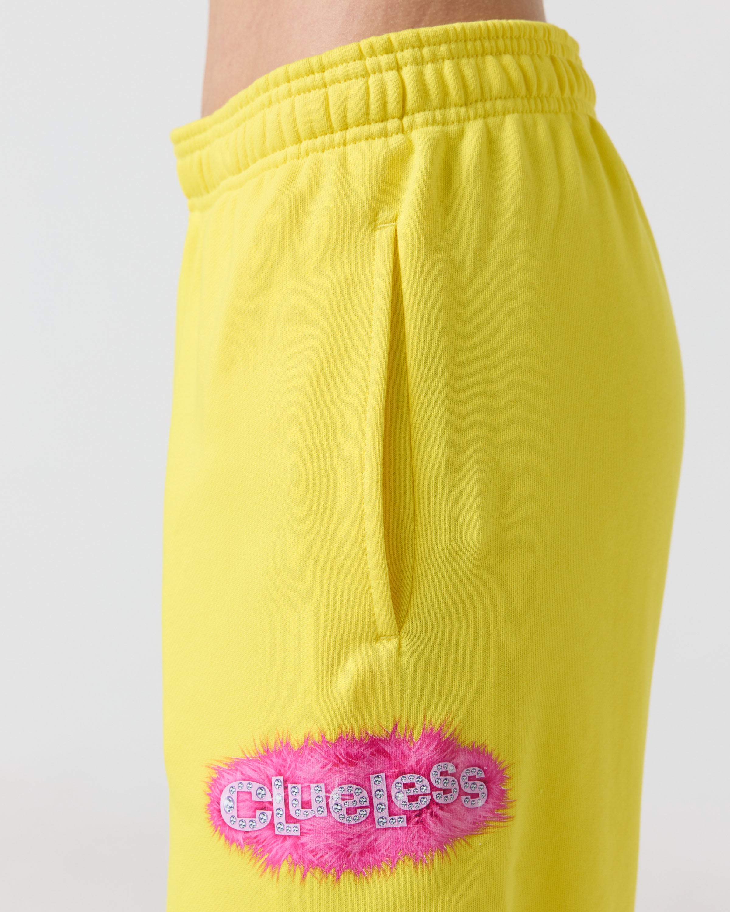 Clueless Collage Sweatpants, Yellow – Samii Ryan