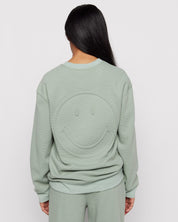 Smiley® Thermal Crewneck, Olive