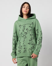 ACOTAR Thorns and Roses Hoodie, Green