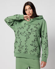 ACOTAR Thorns and Roses Hoodie, Green
