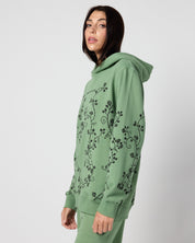 ACOTAR Thorns and Roses Hoodie, Green
