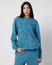 ACOTAR Thorns and Roses Hoodie, Blue