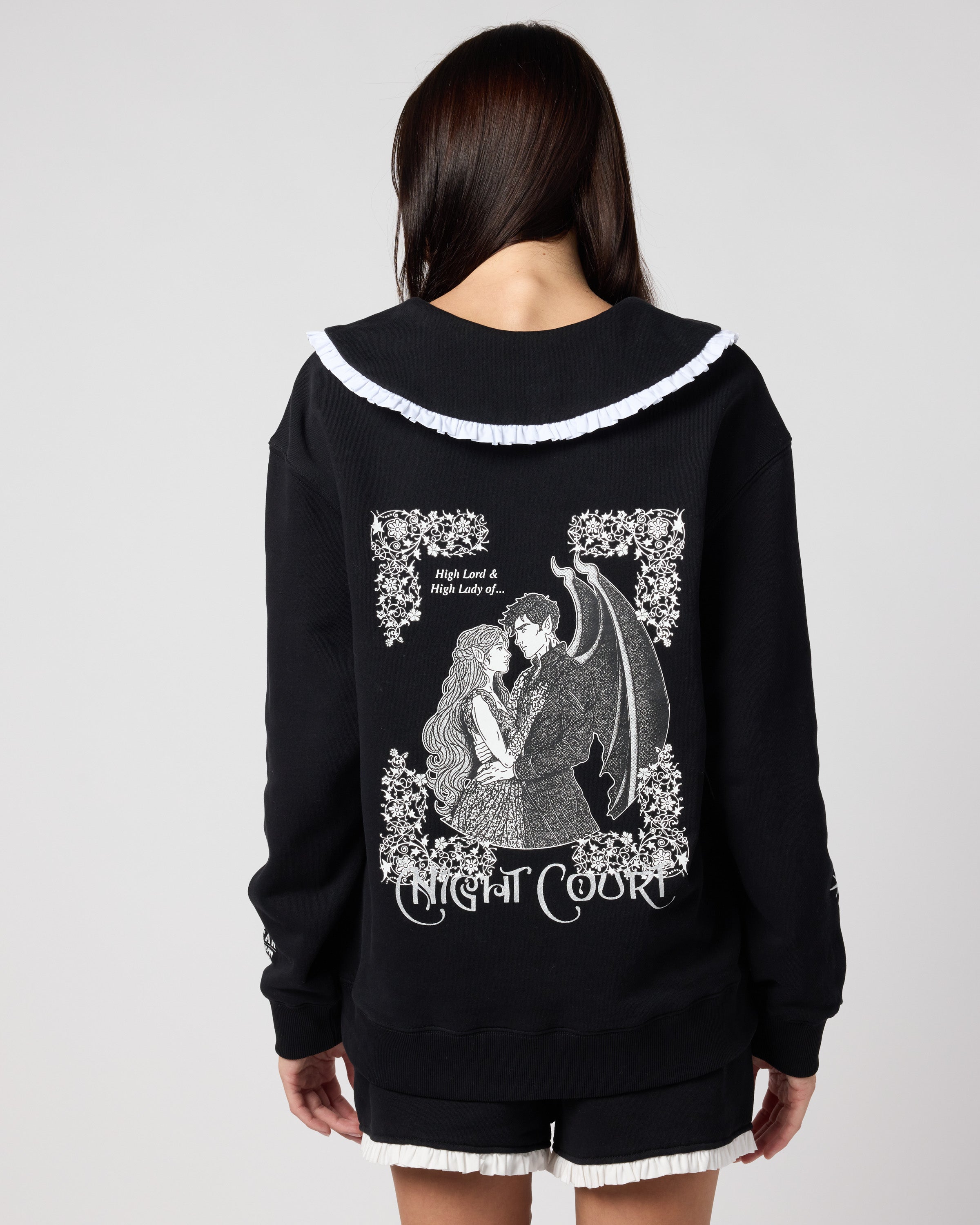 Night Court Collar Crewneck