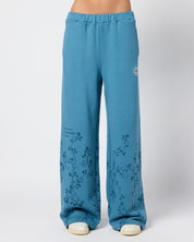 ACOTAR Thorns and Roses Open Leg Sweatpants, Blue
