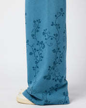 ACOTAR Thorns and Roses Open Leg Sweatpants, Blue