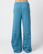 ACOTAR Thorns and Roses Open Leg Sweatpants, Blue