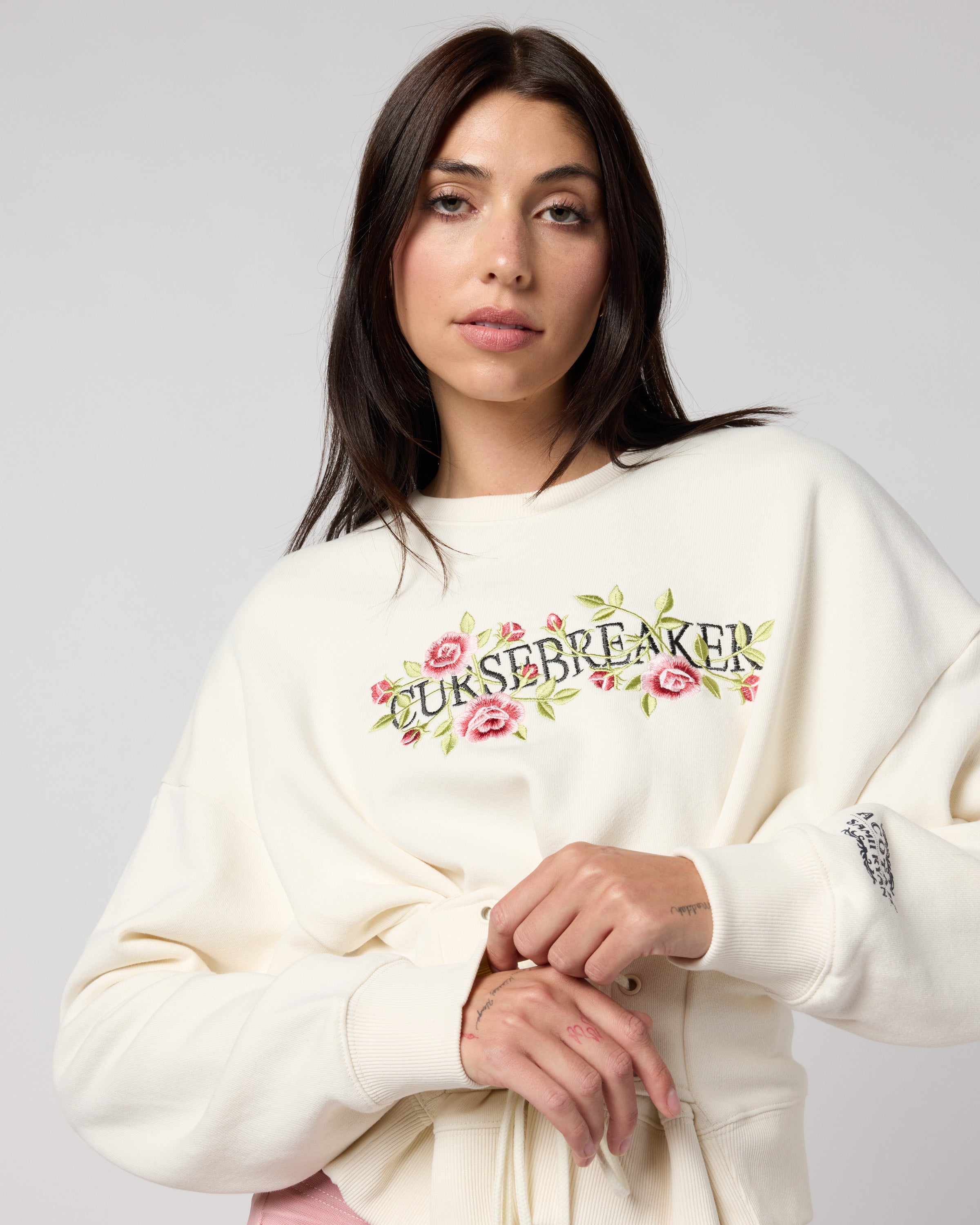 Cursebreaker Lace Up Crewneck