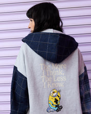 Minions Plaid Zip Up Hoodie