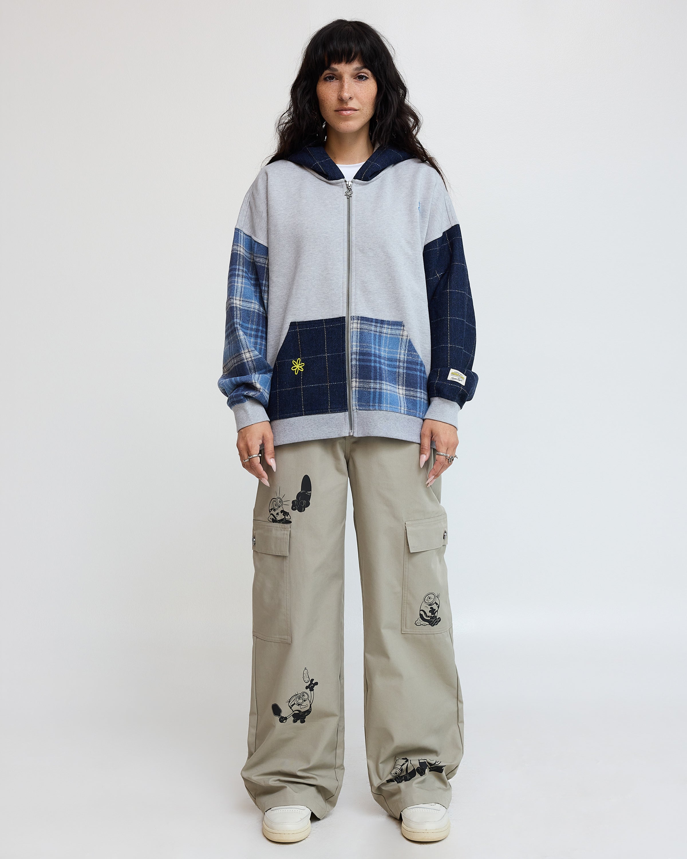 Minions Plaid Zip Up Hoodie – Samii Ryan