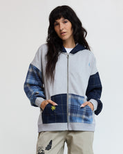 Minions Plaid Zip Up Hoodie