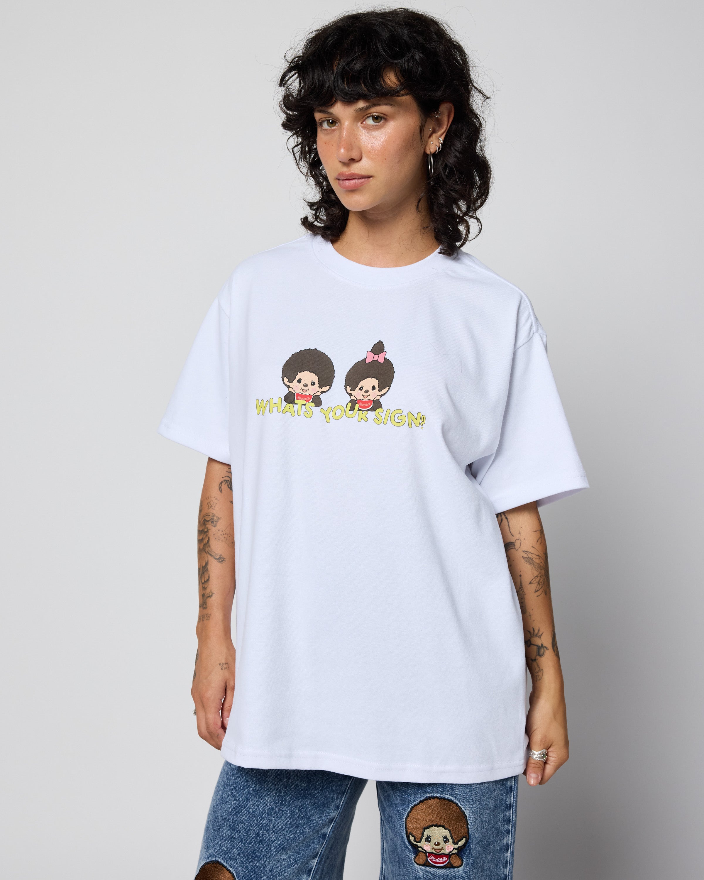 Monchhichi™ What's Your Sign Boxy Tee – Samii Ryan