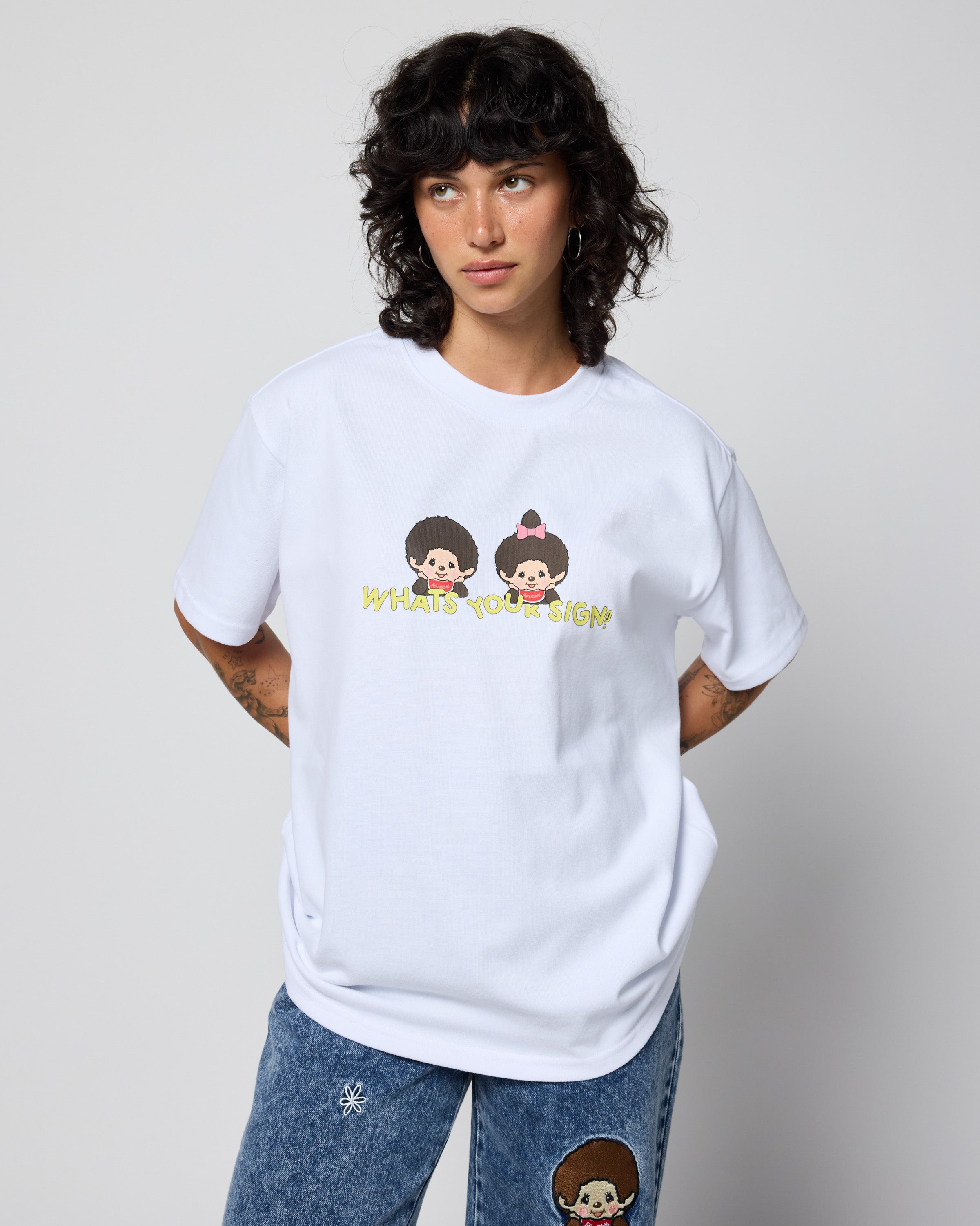 Monchhichi™ What's Your Sign Boxy Tee – Samii Ryan