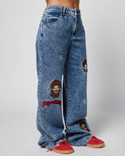 Monchhichi™ Washed Jeans