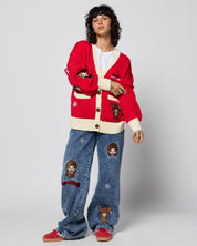 Monchhichi™ Oversized Cardigan